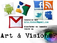 Almofadas Personalizadas Google Twitter e muito Mais